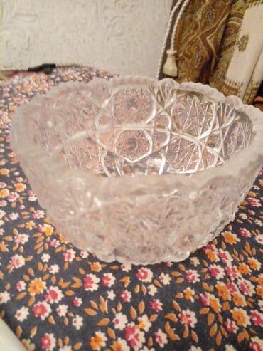 bakıda balıq satışı: Satilir 2 dene teze sovet billur meyve gablari — 1