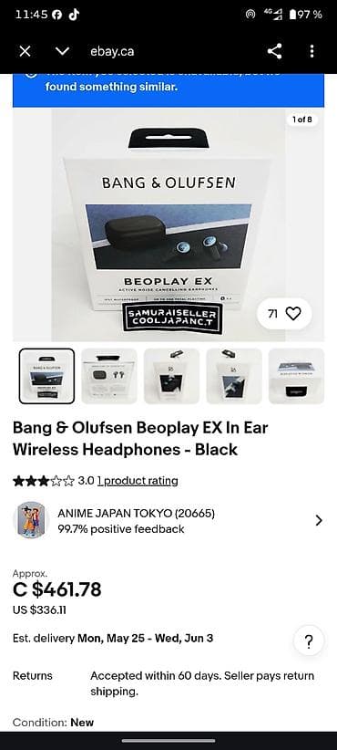 panasonic mx 70: Yeni Simsiz (Bluetooth) Qulaqcıqlar, Bang & Olufsen, rəng - Qara — 1