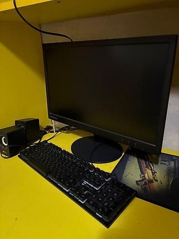 Masaüstü kompüter komplekti Tərkib: - Sistem bloku: qara korpus, ön