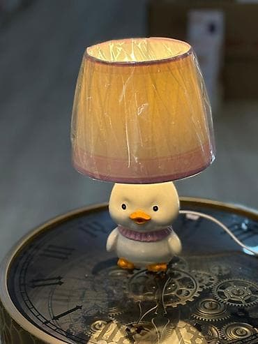 Şəkillər, tablolar: Uşaq otağı üçün masa lampası – ördək fiqurlu - Dizayn: Sevimli ördək — 6