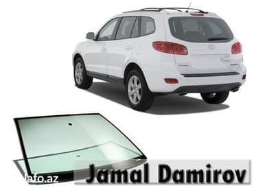 Hyundai santafe 2008 üçün ön şüşə. Лобовое стекло для hyundai santafe