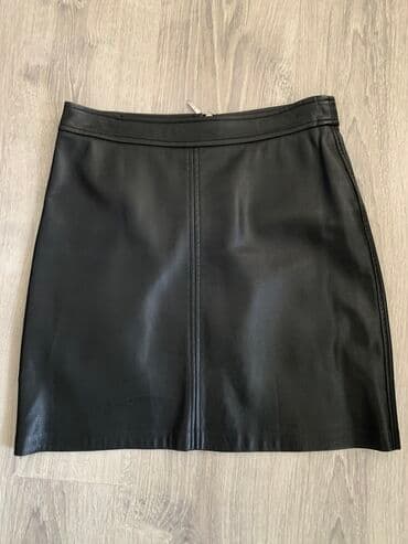 ağ qadın ətəkləri: Deri etek olchu 36-38 1 defe geyilib giymet 25azn — 1