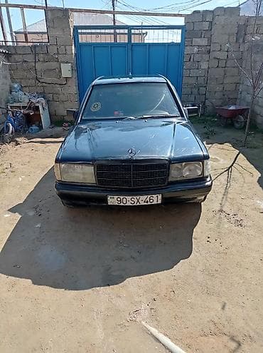volkswagen 4: Mercedes-Benz 190 (W201) sedan - Kuzov: 4 qapılı sedan, tünd mavi — 8