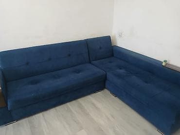 perla mebel divan: Künc divan, İşlənmiş, Açılan, Bazalı, Vеlur parça, Çatdırılma yoxdur — 3