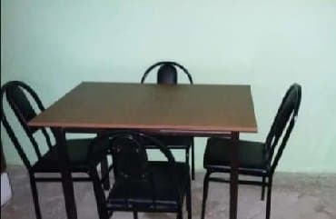 fırlanan stollar: Mətbəx üçün, Yeni, Açılmayan, Kvadrat masa — 1