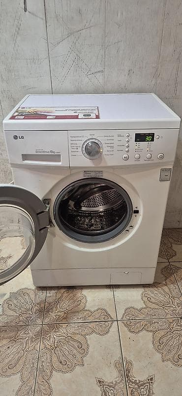 Техника и электроника: Стиральная машина LG, 6 кг, Б/у, Автомат, Есть сушка, Платная доставка — 2