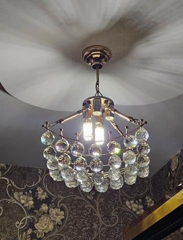 Sandıqlar: Çılçıraq, 4 lampa, Metal — 2