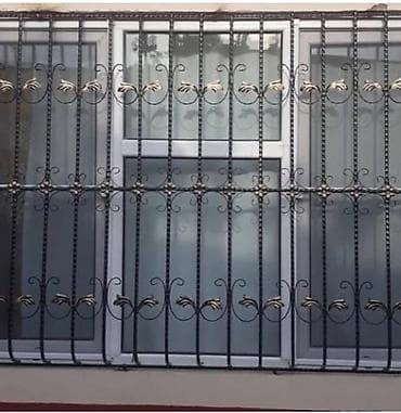 demir qapilar ev ucun: Pəncərələr üçün nəzərdə tutulmuş metal barmaqlıqlar. Bu barmaqlıqlar — 3