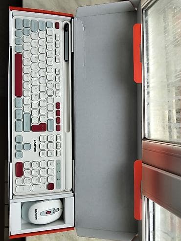 personal kamputer: Canyon Wireless Combo HSET-W5 – simsiz klaviatura və siçan dəsti — 2