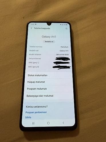 mp3 fm modulator: Samsung Galaxy A41, 64 GB — 1