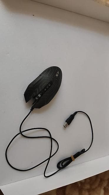 mikrafon kabeli: Gaming Mouse A4Tech X7-77 - Növ: Simsli oyun siçanı - Qoşulma: USB - — 1