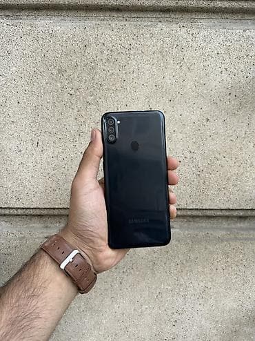printer satilir: Samsung Galaxy A11, 32 GB, rəng - Qara, Düyməli, Sensor, Barmaq izi — 2