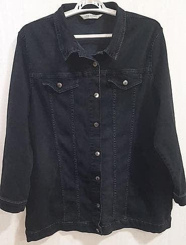 LCW JEANS qadın cins gödəkçə - Rəng: qara - Bədən: 46 (etiketdə