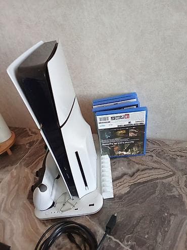 ps disk: PlayStation 5 (diskli versiya) oyun konsolu + aksesuarlar və — 1