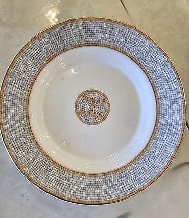 Nahar dəsti, rəng - Ağ, Farfor, 6 nəfərlik