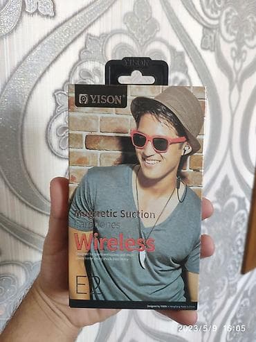 Yeni Simsiz (Bluetooth) Qulaqcıqlar, Yison, rəng - Qara