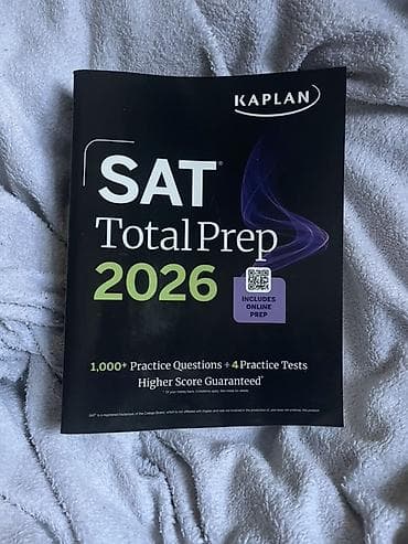 kitab şkafi: Kaplan SAT Total Prep 2026 – hazırlıq kitabı - SAT imtahanına — 1
