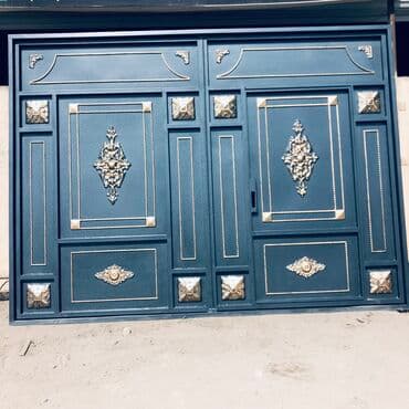 köhne darvazalar: Eni-3.50 Hündürlük-2.60 Çerçivesi 8lik Şveller,List-2.5,Profil 40/40 — 1