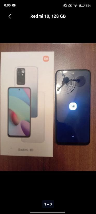 Redmi 10, 128 GB, rəng - Göy, İki sim kartlı