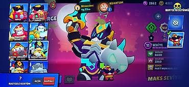 saat bataryası: Brawl Stars hesabı – yüksək səviyyəli və zəngin kontentli demək olar — 4