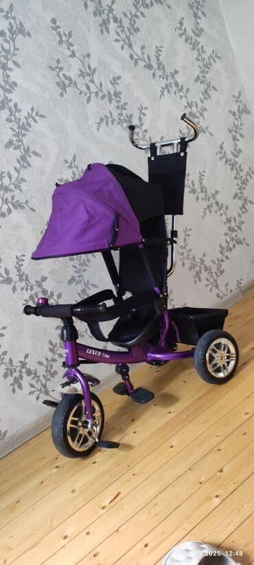 руль для велосипеда: İşlənmiş Üç təkərli Uşaq velosipedi 16", sürətlərin sayı: 1, Ünvandan götürmə — 5