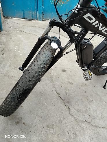 Elektrik nəqliyyatı: Elektrik velosipedi – DINOS fat-tire Texniki xüsusiyyətlər:( bu — 8