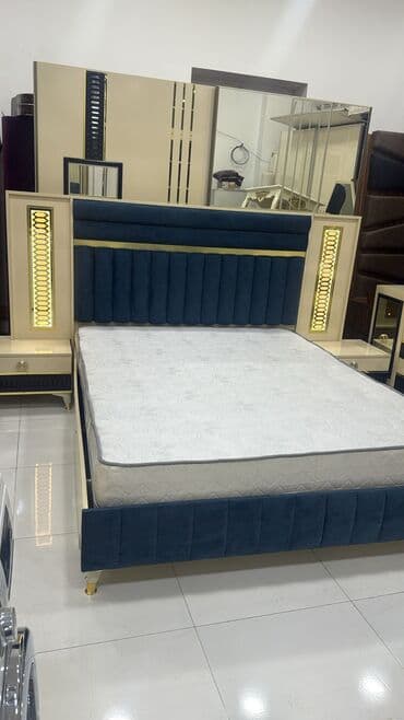 кухна мебели: Двуспальная кровать, Шкаф, Комод, Трюмо — 2