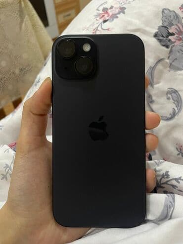 IPhone 15, 128 GB, Black Titanium, Face ID, Simsiz şarj, Zəmanət