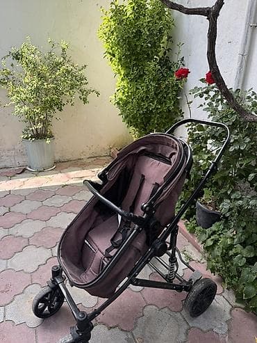 essek arabasi: Uşaq arabası – üç təkərli, amortizatorlu şassi və geniş oturacaq - — 2