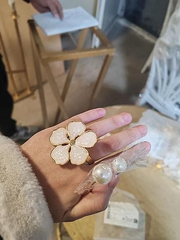 Tekstil: Tədbir dekoru və avadanlıqları paketi - 40 ədəd ağ rəngli, naxışlı — 7