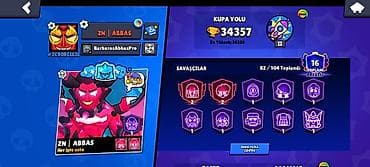 gamestation 3: Brawl Stars hesabı – ZN | ABBAS - Kupa yolu: 34,357 (ən yüksək — 2