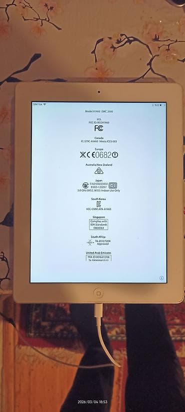 Apple iPad 4 – Model A1460 - 9.7 düymlük Retina ekran - Lightning — 3