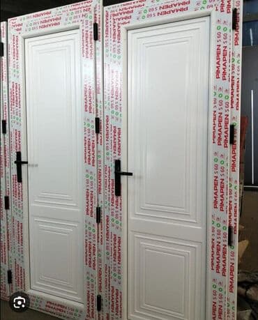 ucuz plastik qapi pencere: Yeni Plastik qapı 80x200 sm Zamok və çərçivə ilə, Zəmanətli, Pulsuz quraşdırma, Pulsuz çatdırılma — 15