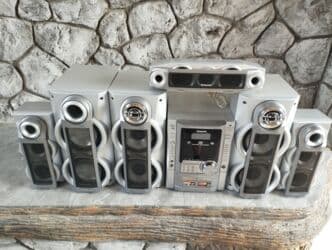 panasonic kx: PANASONIC 5.1 MUSIQI MƏRKƏZI BLUTUZ USB KASSET RADİO AUX KARAOKE SƏS — 5