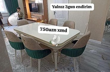 sdollar: Qonaq otağı üçün, Yeni, 6 stul — 1