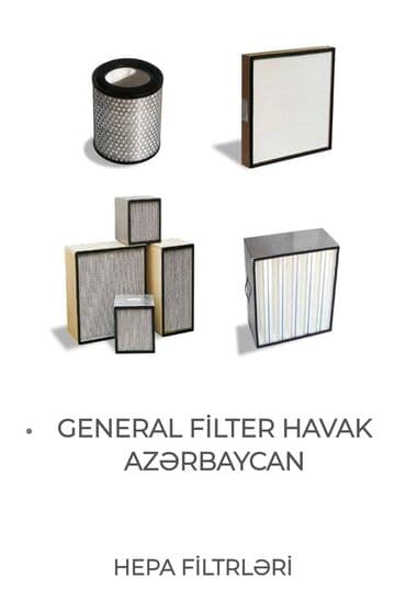 Salonun hava filterləri: General Filter Havak - İtalyan brendi olub hazırda Türkiyədə də — 4