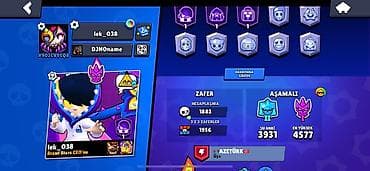 qaşıq dəst: Brawl Stars hesabı satılır. 25.000 kupa, 70 xarakter var, 5-ü — 3