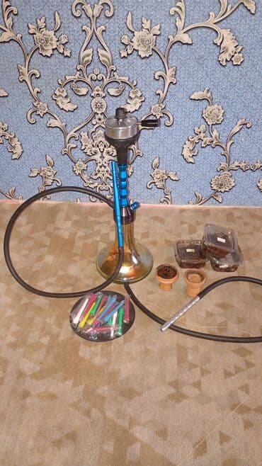 elektron qəlyan topdan satış: Kalya­n dəsti - Şüşə kolbaya malik kalya­n: şəffaf-sarı tonlu kolba — 3