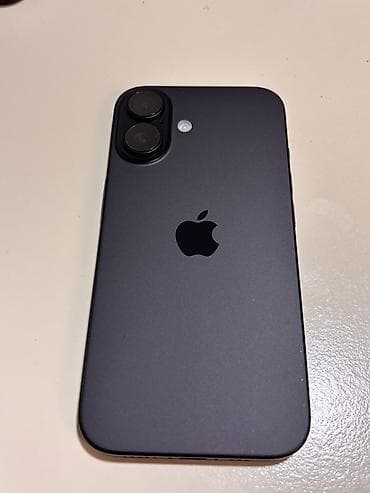 Мобильные телефоны и аксессуары: IPhone 16, 256 ГБ, Черный, Гарантия — 2