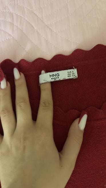 salvar: Sviter, Mango, S, M, rəng - Qırmızı — 2