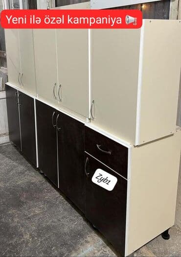 kuhna: Yeni mətbəx mebeli. Hazır əldə. Ölçü 2 metr. Qiyməti cəmi 225 — 8