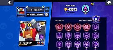 dost: Brawl Stars hesabı – yüksək inkişaflı, tam dolu kolleksiya - Kupa — 3
