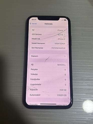 iphone e: IPhone X, 256 GB, Qara, Simsiz şarj — 2
