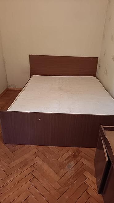 İkinəfərlik çarpayı, Bazasız, Matras ilə, Siyirməsiz — 1