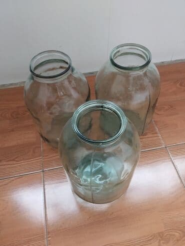 продам стеклянные банки бишкек: Bankalar satılır 12 ədəd 3 litrlik,xeylidə qatıq bankaları balaca 700 — 1