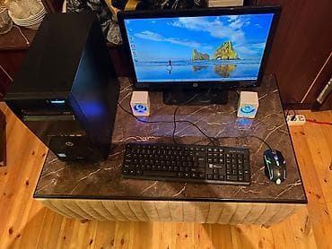Masaüstü kompüterlər və iş stansiyaları: HP stolüstü kompüter seti Tərkibi: - HP Pro sistem bloku - Intel Core — 1