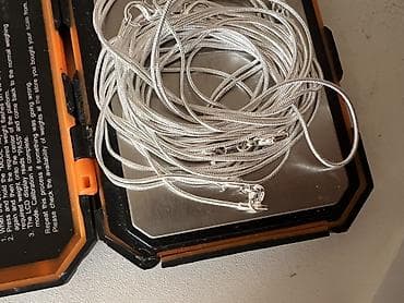 Мужская одежда: Gümüş boyunbağı zəncirləri – ilan (snake) tipli 5 ededdir uzun olcu - — 1