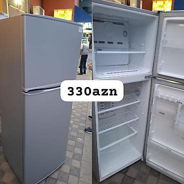 mini bar soyuducu: 2 qapılı Soyuducu Satılır, rəng - Gümüşü — 1