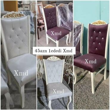 Masa və oturacaq dəstləri: Qonaq otağı üçün, Yeni, Açılmayan, Oval masa, 6 stul — 9