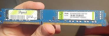 kamputer ucuz: ​Tutum: 4 GB ​Tip: DDR3 SDRAM ​Sürət (Tezlik): 1333 MHz (PC3-10600) — 2